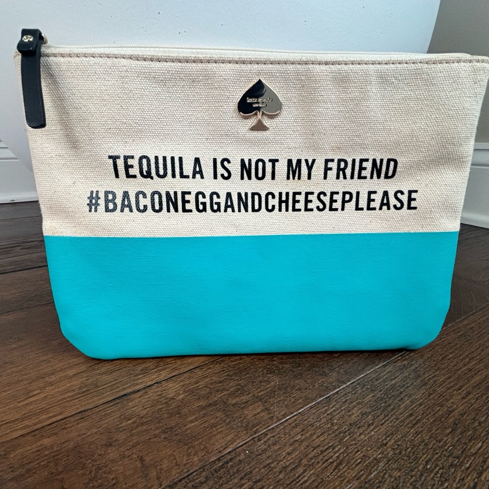 Kate Spade Tequila is  Not My Friend novelty clutch